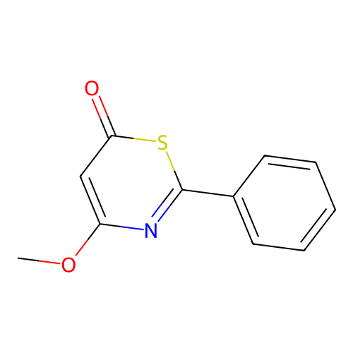 4-Methoxy-2-phenyl-1,3-thiazin-6-one structure