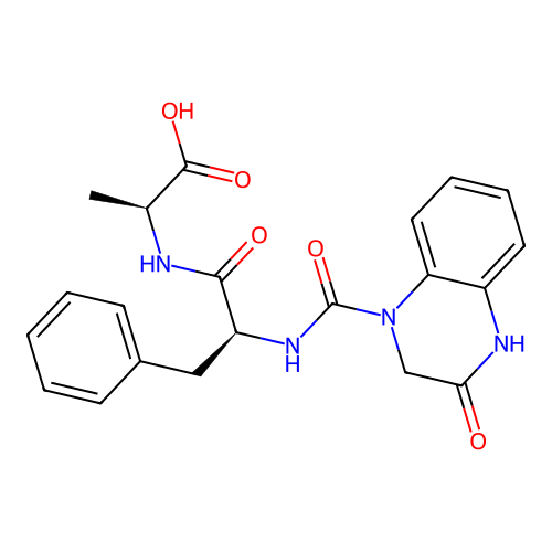 N-[(3-hydroxyquinoxalin-1(2H)-yl)carbonyl]-L-phenylalanyl-L-alanine structure