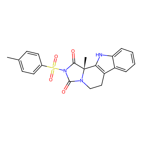 C21H19N3O4S structure
