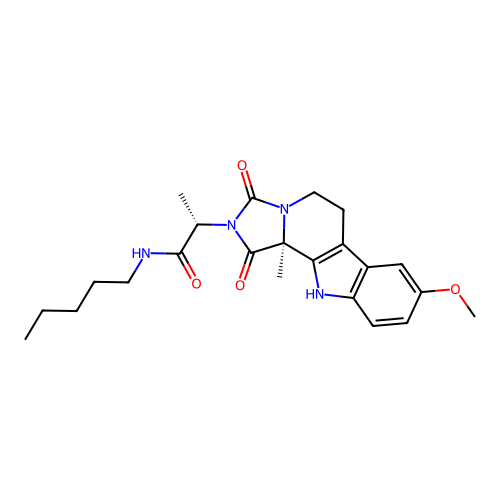 C23H30N4O4 structure