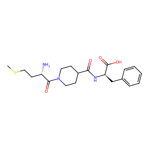 (2R)-2-[[1-[(2S)-2-amino-4-methylsulfanylbutanoyl]piperidine-4-carbonyl]amino]-3-phenylpropanoic acid structure