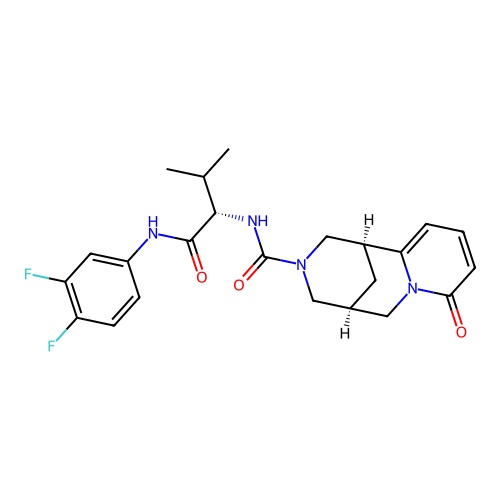 C23H26F2N4O3 structure