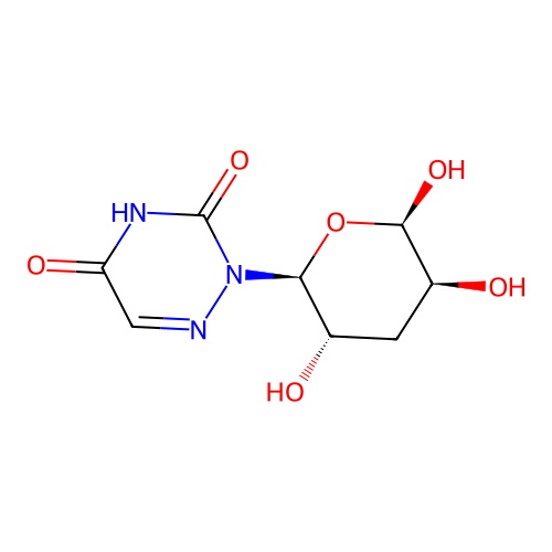 2-[(2S,3S,5S,6R)-3,5,6-trihydroxyoxan-2-yl]-1,2,4-triazine-3,5-dione structure