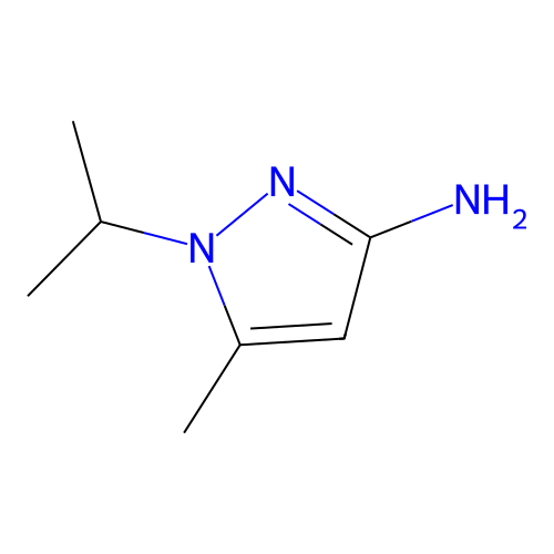 5-Methyl-1-(1-methylethyl)-1H-pyrazol-3-amine structure