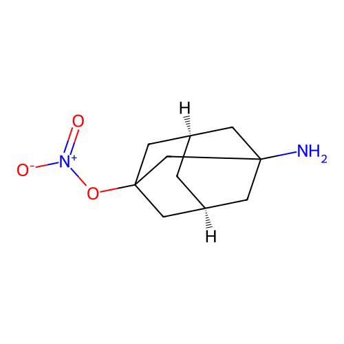 [(5S,7R)-3-amino-1-adamantyl] nitrate structure