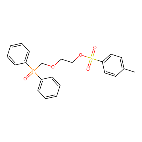 2-((Diphenylphosphoryl)methoxy)ethyl 4-methylbenzenesulfonate structure