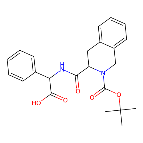 Boc-DL-Tic-DL-Phg-OH structure