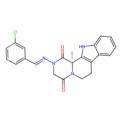 C22H19ClN4O2 structure