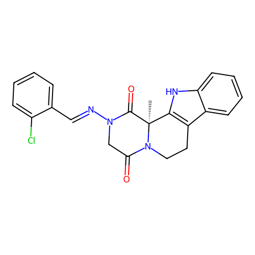 C22H19ClN4O2 structure
