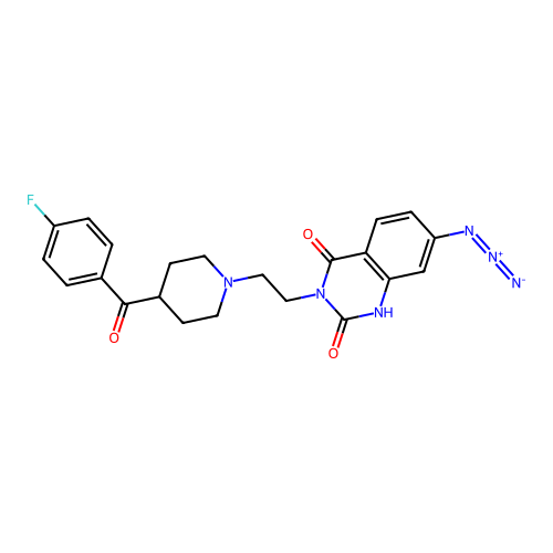 7-Azidoketanserin structure