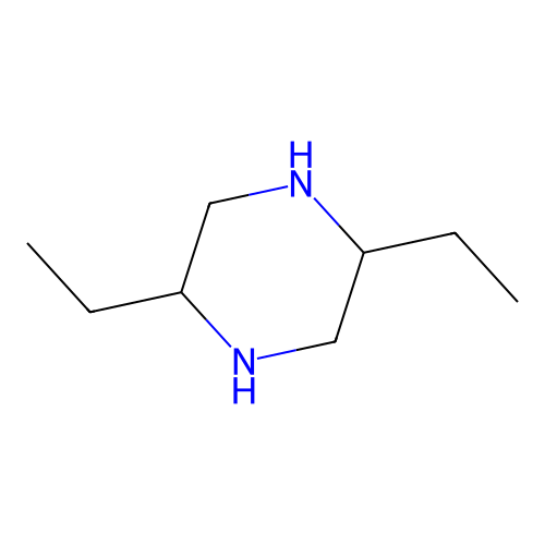 2,5-Diethylpiperazine structure