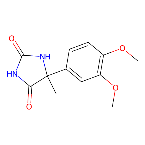 5-(3,4-Dimethoxyphenyl)-5-methylimidazolidine-2,4-dione structure