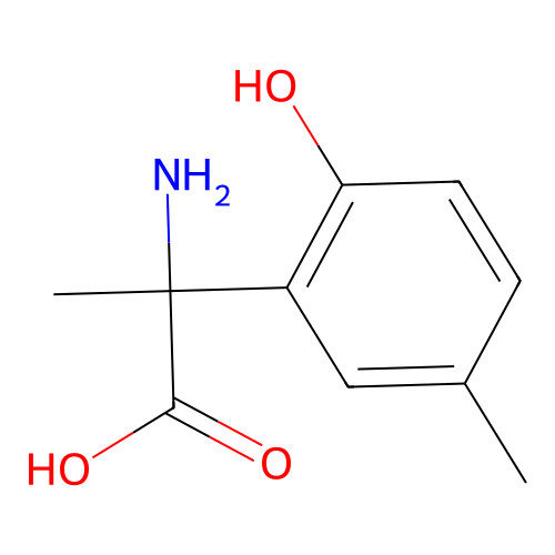 2-Amino-2-(2-hydroxy-5-methylphenyl)propanoic acid structure