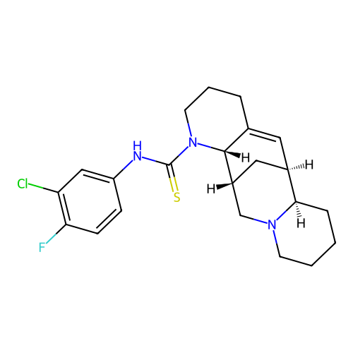 C22H27ClFN3S structure