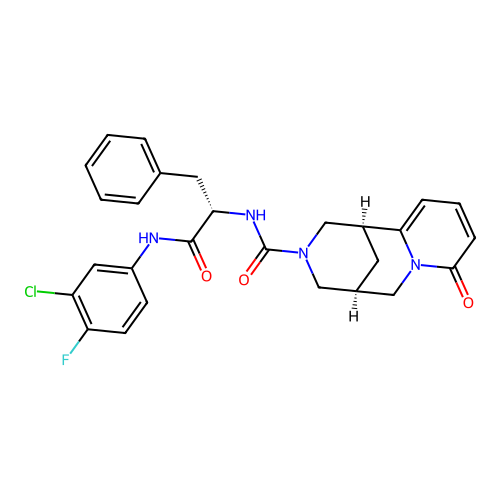 C27H26ClFN4O3 structure