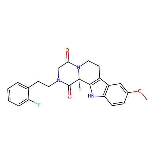 C24H24FN3O3 structure