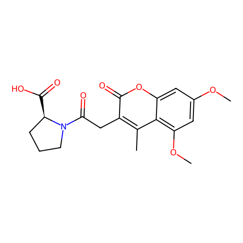 C19H21NO7 structure