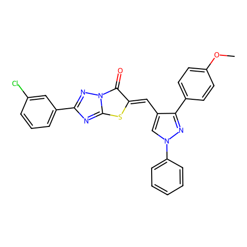 C27H18ClN5O2S structure