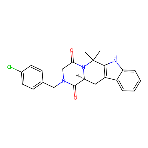 C23H22ClN3O2 structure