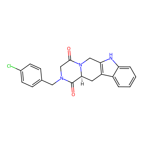 C21H18ClN3O2 structure