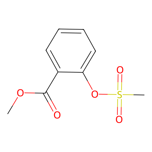 Methyl 2-(methanesulfonyloxy)benzoate structure
