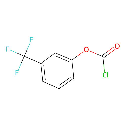 3-(Trifluoromethyl)phenyl chloroformate structure