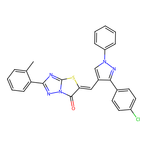C27H18ClN5OS structure