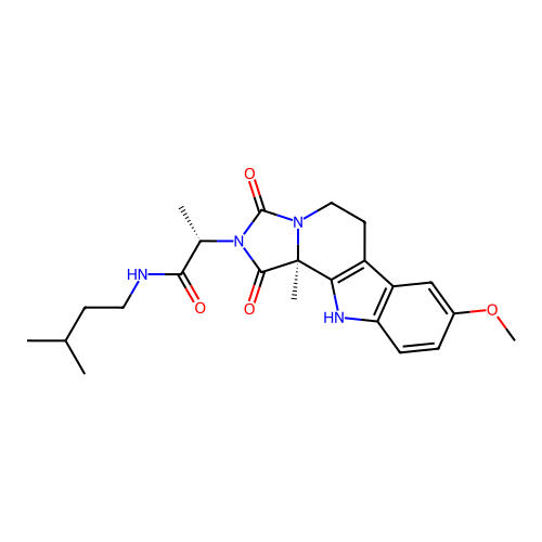 C23H30N4O4 structure