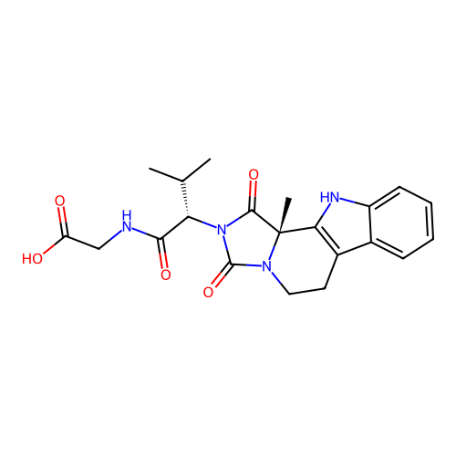 C21H24N4O5 structure