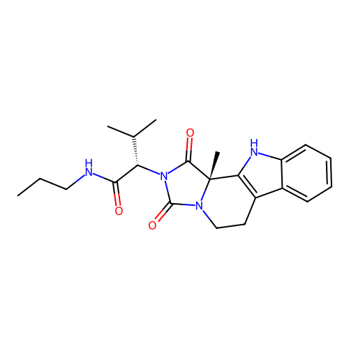 C22H28N4O3 structure