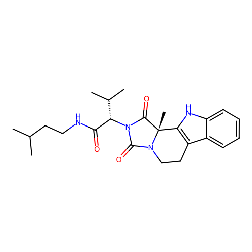 C24H32N4O3 structure