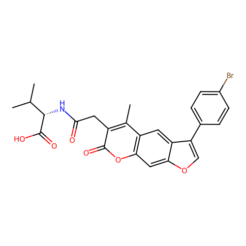 C25H22BrNO6 structure