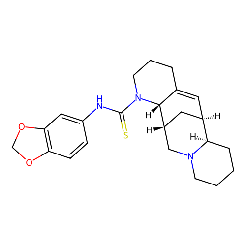 C23H29N3O2S structure