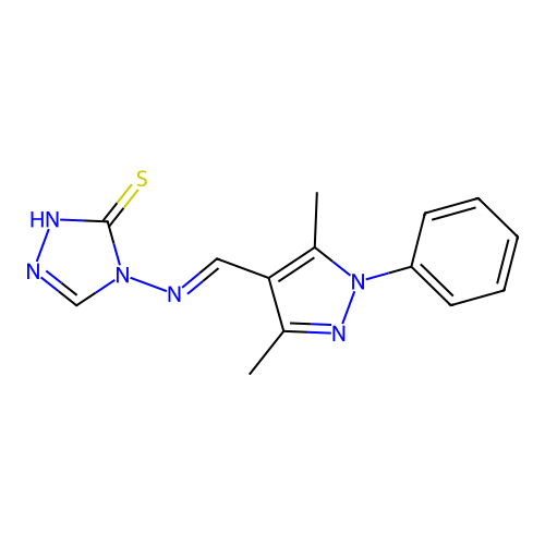 C14H14N6S structure