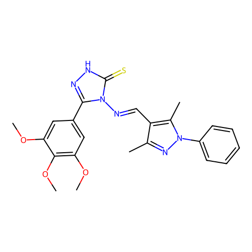 C23H24N6O3S structure