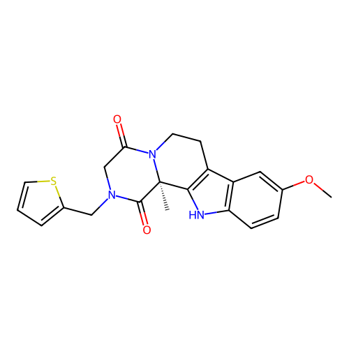 C21H21N3O3S structure