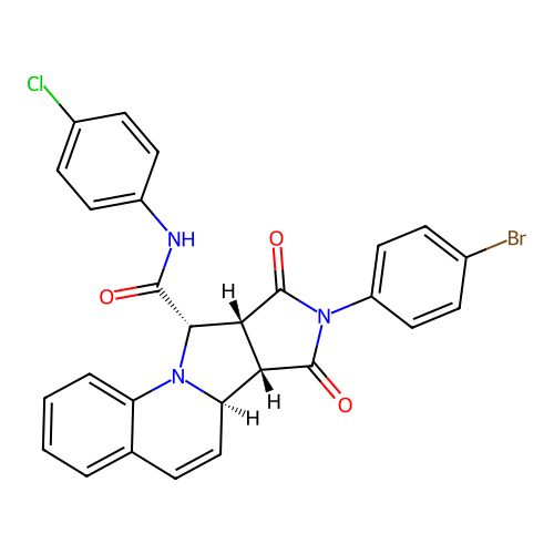 C27H19BrClN3O3 structure
