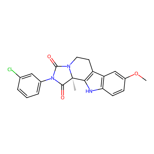 C21H18ClN3O3 structure