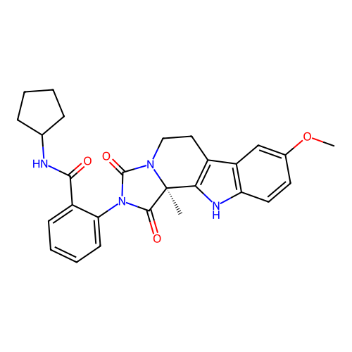 C27H28N4O4 structure