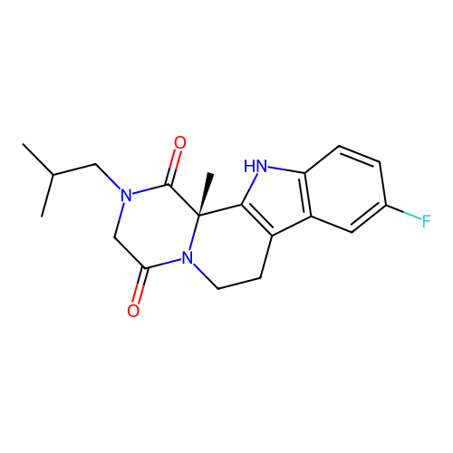 C19H22FN3O2 structure