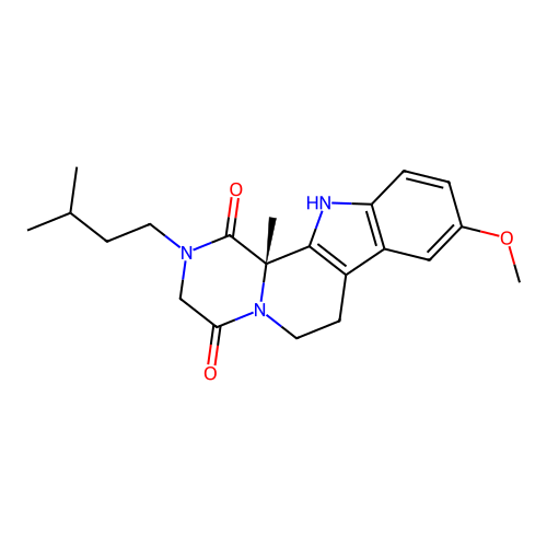 C21H27N3O3 structure