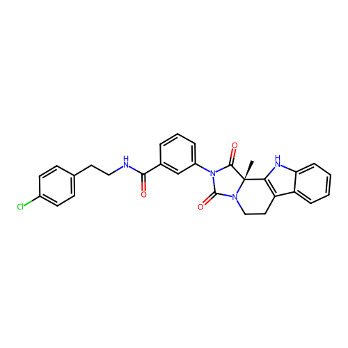 C29H25ClN4O3 structure