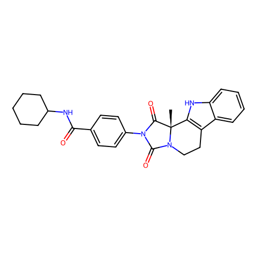 C27H28N4O3 structure