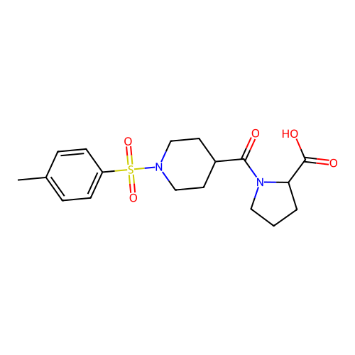 C18H24N2O5S structure