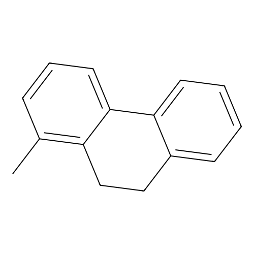 1-Methyl-9,10-dihydrophenanthrene structure
