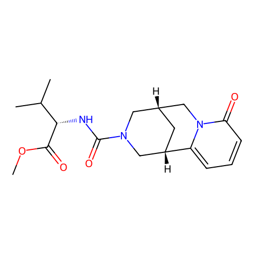 (S)-methyl 3-methyl-2-((1R,5R)-8-oxo-2,3,4,5,6,8-hexahydro-1H-1,5-methanopyrido[1,2-a][1,5]diazocine-3-carboxamido)butanoate structure