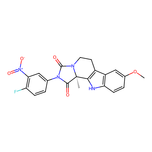 C21H17FN4O5 structure