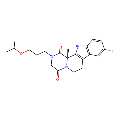 C21H26FN3O3 structure