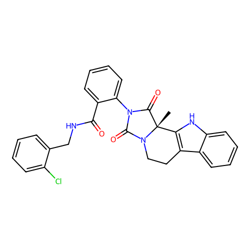 C28H23ClN4O3 structure