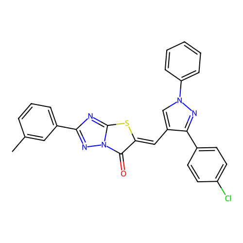 C27H18ClN5OS structure